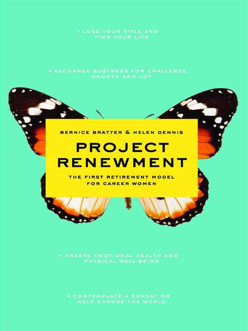 Title details for Project Renewment by Bernice Bratter - Wait list
